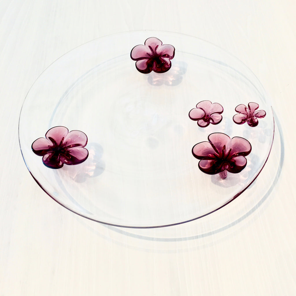 Camellia petal plate